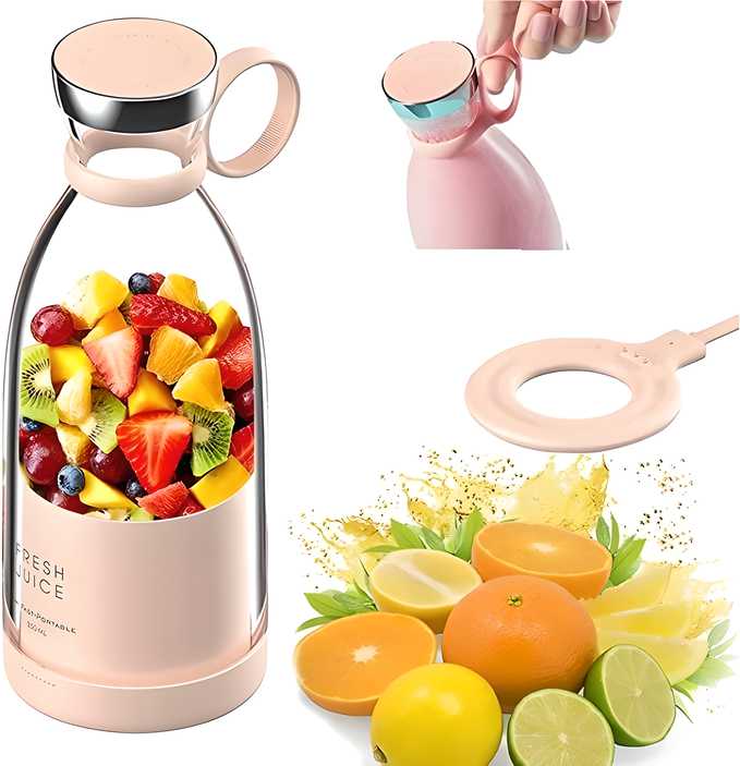 Mini Portable Blender – 350ML Juice & Smoothie Maker